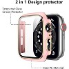 Worryfree Gadgets Bumper Case with Screen Protector for Apple Watch 38mm, White/Silver - 2 of 4