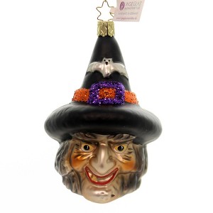 Inge Glas 4.5 Inch Casting Spells Christmas Tree Ornament , Halloween Decor Ornament Halloween Witch (1PC) - 1 of 2