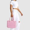 Anna-Kaci Women's Lightweight Perforated Tote Bag with Flexible Water-Resistant Design and Sturdy Handles for Everyday Carry Needs - 2 of 4