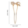 Unique Bargains Women's Fashion U-shaped Bow Decorative Hairpin 1 Pc - 4 of 4