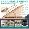 Docred Dog Ramp, Adjustable Height Wooden Folding Portable Pet Ramp for Bed, Couch,SUV-High Traction,for Small Large Old Dogs Cats - 3 of 4