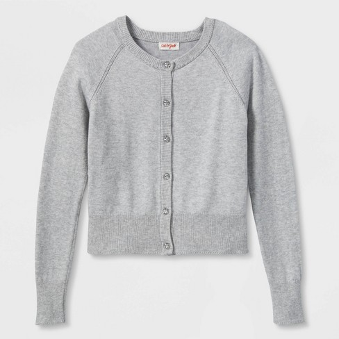 Gray cardigan deals