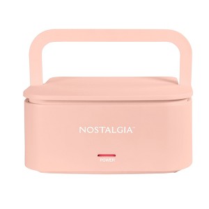 Nostalgia 32-Ounce Portable Heated Electric Lunch Box – Leak-Proof Silicone Sealed Lid, Foldable Carry Handle, Detachable Cord - 1 of 4