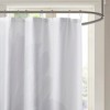 MAYEERTY Jacquard Shower Curtain Modern Polyester Machine Washable 1pcs - 3 of 4