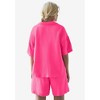 ellos Plus Size Pull-On Elastic Waist Gauze Shorts - 3 of 3