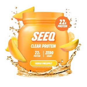 Seeq Clear Protein Powder - Mango Pineapple - 15 Servings - 14.8oz - 1 of 4