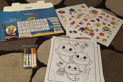 Crayola Baby Shark Color & Sticker Activity Set : Target