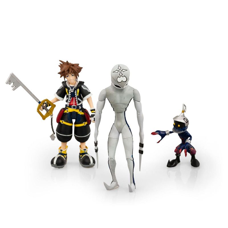 Diamond Comic Distributors, Inc. Kingdom Hearts 2 Action Figures Collection Set | Includes Sora, Dusk, & Soldier, 2 of 8