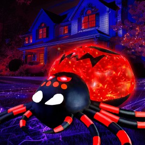 Fun Little Toys Halloween Decorations Outdoor 10FT Halloween Inflatable Spider  Large Creepy Outdoor Yard and Garden Hallowween Decorations - 1 of 4