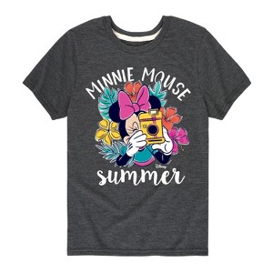 Boys' - Disney - Minnie Mouse Summer Short Sleeve Graphic T-Shirt - 1 of 4