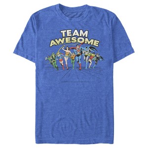 Men's Justice League Team Awesome Perspective T-Shirt - 1 of 4