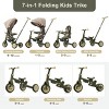 7 in 1 Baby Tricycle,Foldable Toddler Tricycle with Removable and Adjustable Parent Handle,Toddler Push Bike with Removable Pedal-3irtyhousy - 2 of 4