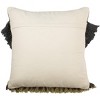Elettra Pillow - Charcoal/Gold - 20"X20" - Safavieh - 3 of 3