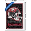 Trends International NFL Tampa Bay Buccaneers - Neon Helmet 23 Framed Wall Poster Prints - 3 of 4