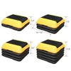 SEVOBAL Height-Adjustable Step Aerobics Platform Fitness Equipment Stepper Trainer Exercise Step Platform with 4 Riser, Yellow, 16"*16"*11.8" - 4 of 4