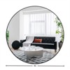 GlasFlength Decorative Wall Mirrors Room Wall Decor Modern Vanity Mirror Wall Mirror For Bathroom, Living Room, Black, 36"*36"*1.2" - 3 of 4