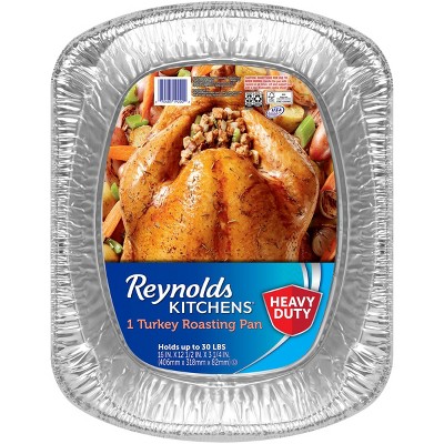 Aluminum Foil Roaster Pans Large Heavy Duty Turkey Disposable