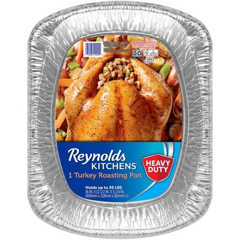 Reynolds Kitchens Turkey Roasting Pan, Heavy Duty