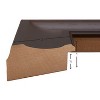 Scalloped American Barn    Dark Walnut Brown Single Image Picture Frame - 4 of 4