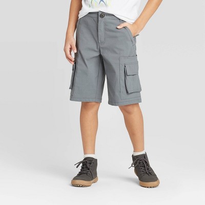 grey cargo shorts