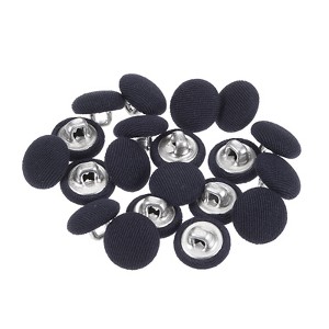 Unique Bargains Metal Shank Round Cloth Covered DIY Sewing Buttons 20 Pcs - 1 of 4