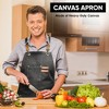 Urban Sombrero Tipsee Chef Canvas Utility Apron - 3-Pocket Kitchen Apron for Cooking, Grilling - 2 of 4