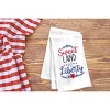 C&F Home Sweet Land of Liberty Flowers Embroidered Cotton Flour Sack Kitchen Towel Patriotic Dishtowel Decoration - image 2 of 3