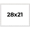 PosterPalooza | Textured White Picture Frame - UV Acrylic, Backing Board, Hanging Hardware Included - 2 of 4