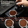 Aoibox Espresso Distribution Tool with Built-in Cleaning Brush, 0.35mm 10 Needle Stirrer, Includes Extra Needles, Handle &Stand for Coffee Preparation - 2 of 4