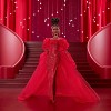 Barbie Signature 11.5" Collectible Doll for Mattel 80th Anniversary with Black Hair/Brown Eyes Glittery Red Tulle Gown - 2 of 4