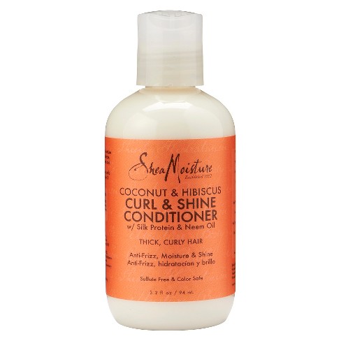 SheaMoisture Coconut & Hibiscus Curl & Shine Conditioner - 3.2 Fl Oz ...