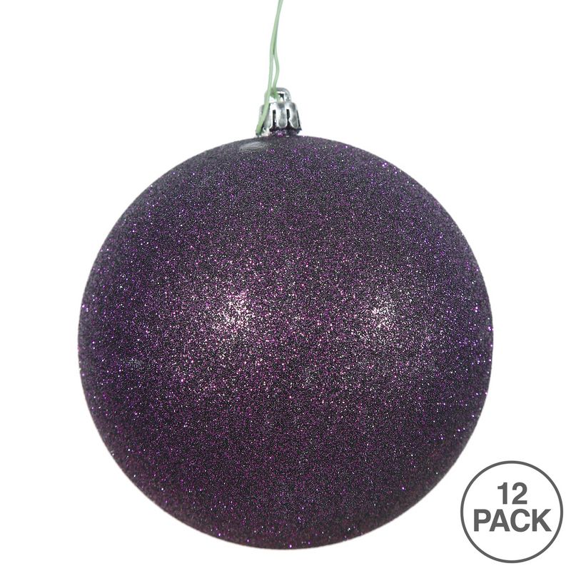 Vickerman Plum Ball Ornament, 3 of 6