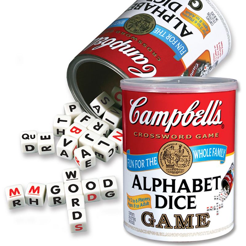 TDC Games Campbell's Alphabet Dice Word Game, 1 of 9