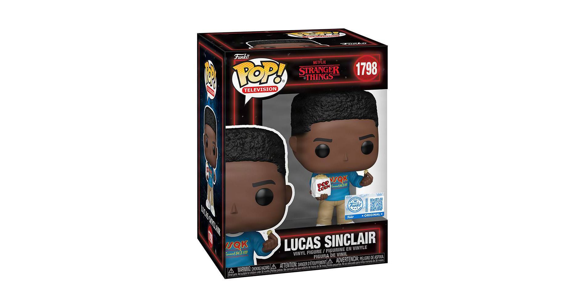 Funko Pop! Television: Netflix Stranger Things - Lucas Sinclair Vinyl Figure #1798 – (Target Exclusive)