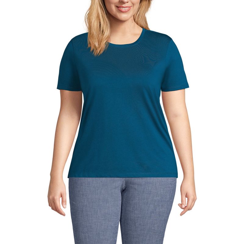 Lands' End Women's Relaxed Supima Cotton T-Shirt, 1 of 6