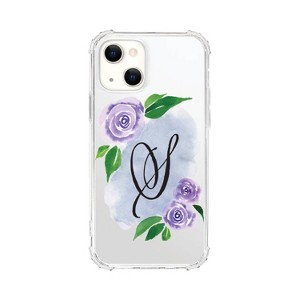 OTM Essentials Apple iPhone 15 Plus/iPhone 14 Plus Monogram Clear Tough Edge Floral Script Case - 1 of 4