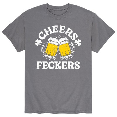 Men's - Instant Message - Cheers Feckers Short Sleeve Graphic T-Shirt