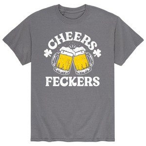 Men's - Instant Message - Cheers Feckers Short Sleeve Graphic T-Shirt - 1 of 4
