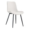 LOVMOR 6-piece artificial leather backrest cushion dining chair - 4 of 4
