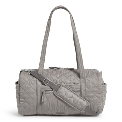 Vera Bradley Women's Performance Twill Small Travel Duffel Bag Tranquil Gray Vera Bradley Women's Performance Twill Small Travel Duffel Bag Tranquil Gray