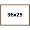 PosterPalooza | Slim Profile Gold Picture Frame - UV Acrylic, Backing Board, Hanging Hardware Included - 2 of 4