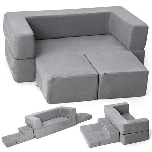 Modular Kids Couch for Toddler Playroom, Bedroom Imaginative Furniture - 1 of 4