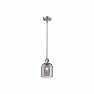 Bella - 1 Light Stem Hung Mini Pendant In Industrial Style-9.5 Inches Tall and 5.5 Inches Wide