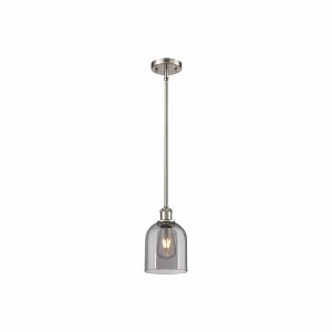 Bella - 1 Light Stem Hung Mini Pendant In Industrial Style-9.5 Inches Tall and 5.5 Inches Wide - 1 of 1
