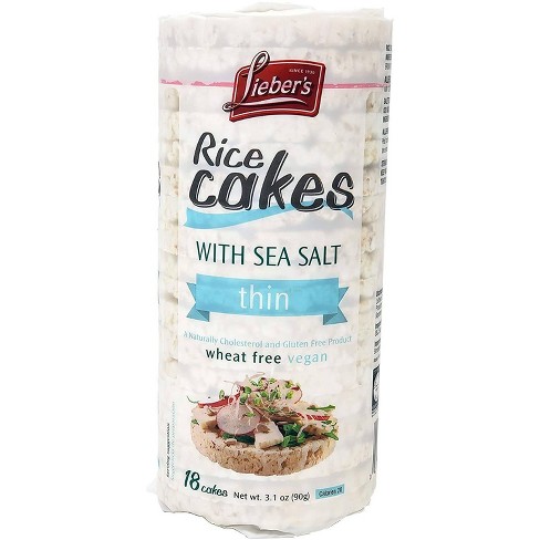 Lieber's Rice Cakes with Sea Salt - 3.1oz - image 1 of 3