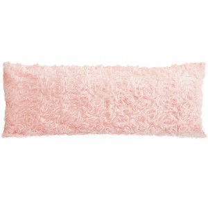 Sweet Jojo Designs Girl Body Pillow Cover (Pillow Not Included) 54in.x20in. Rose Pink - 1 of 4