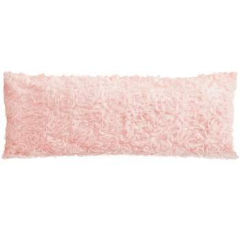 Sweet Jojo Designs Girl Body Pillow Cover (Pillow Not Included) 54in.x20in. Rose Pink
