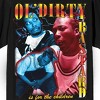 Rock The Bells Ol' Dirty Bastard Pigment Dyes Crew Neck Short Sleeve Men's Black T-shirt - 2 of 4