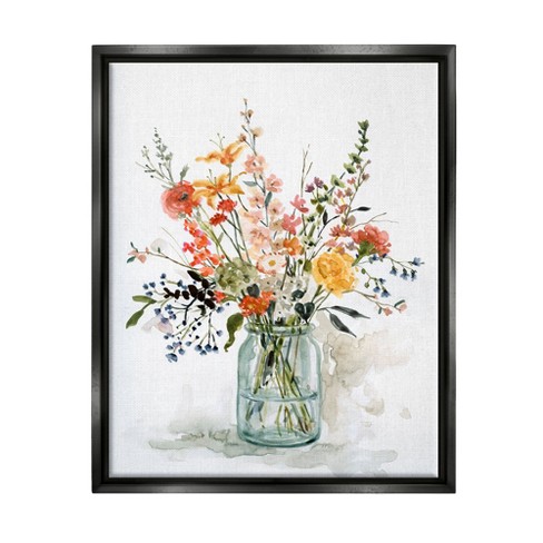 Stupell Industries Warm Summer Meadow Floral Bouquet Still Life ...