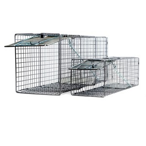 LifeSupplyUSA Heavy Duty Catch Release Live HumaneAnimal Cage Trap - 1 of 4